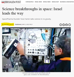 Science breakthroughs in space Israel leads the way